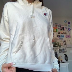 white champion hoodie